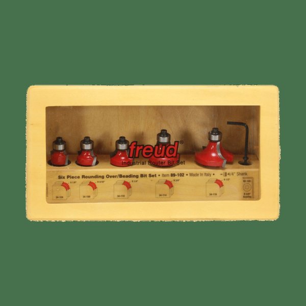 Piece Round Over/Beading Bit Set (1/4