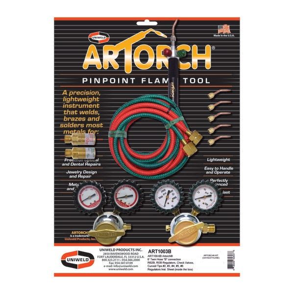 ArTorch w/6Ft B-Hose, Regs, Sz.2-6 Tips