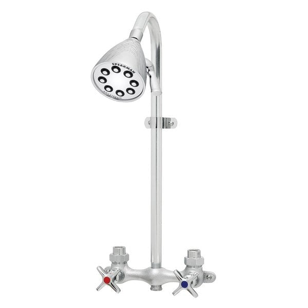 Commander Exposed Shower w/Cross Handles