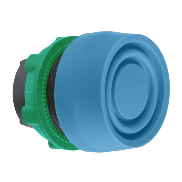 Blue flush pushbutton head 022 spring re