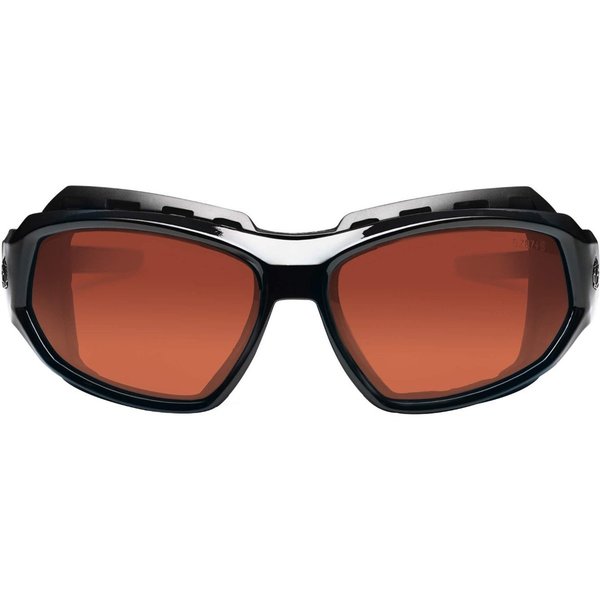 PLZ Safety Glasses/Goggles, Blk/Copper
