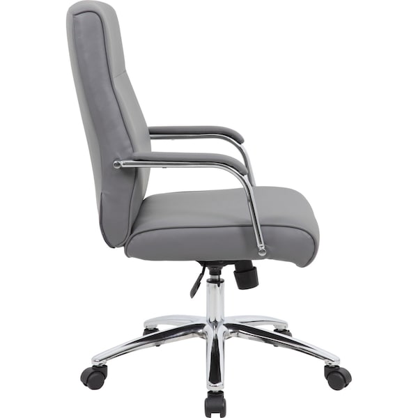 Executive Chair, Fixed, Grey