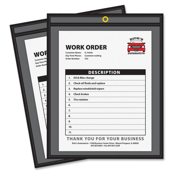 Shop Ticket Holders, 1 Side, 9 x 12