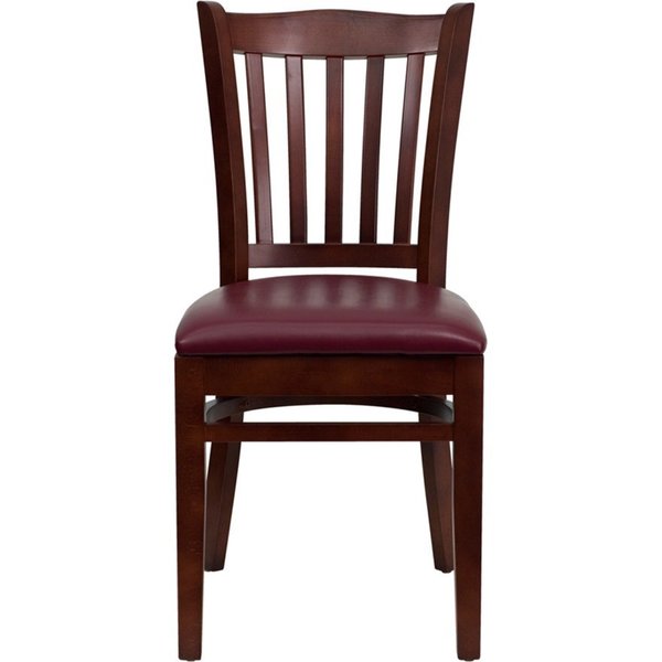 BurgundyRestaurant Chair, 20-3/4