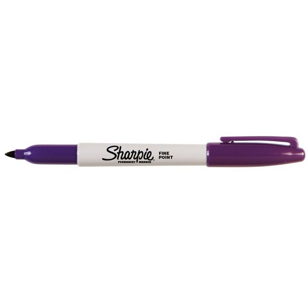 Perm Marker, Fine Point, Purple Ink