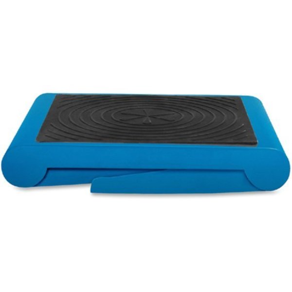 1 Step, Folding Plastic Step Stand, 300 lb. Load Capacity, Blue