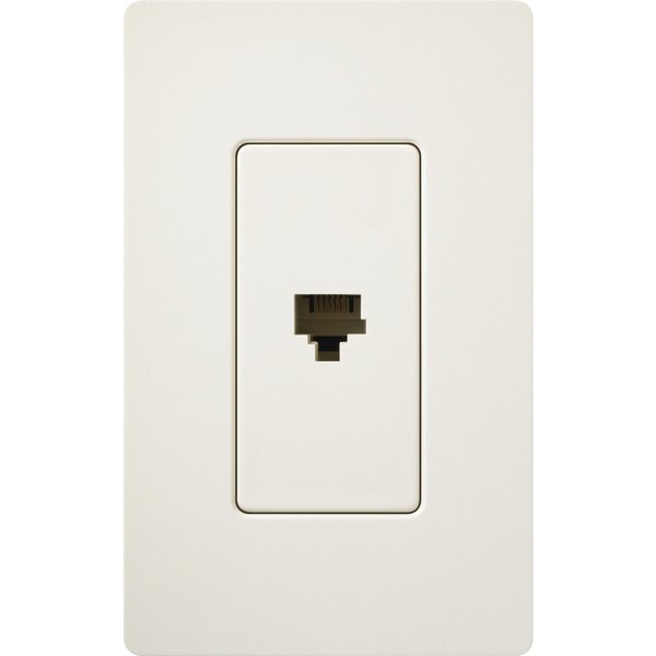 Telephone Jack, Single, Biscuit