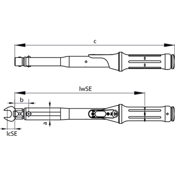 Torque Wrench, 14x18, 30-150ft/lb