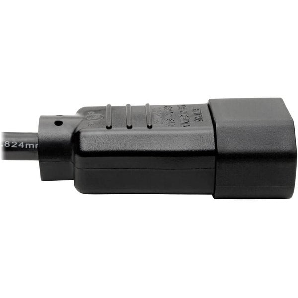 Power Cord, C14 to C13, 13A, 16AWG, 3ft