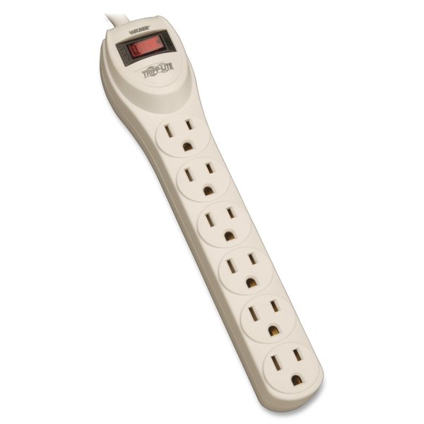 Power Strip, 6-Outlet, Industrial, 4ft cord