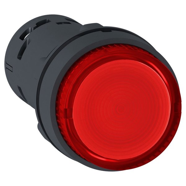 ILLUM. P.B-LED-Latch -1NO-Red-23
