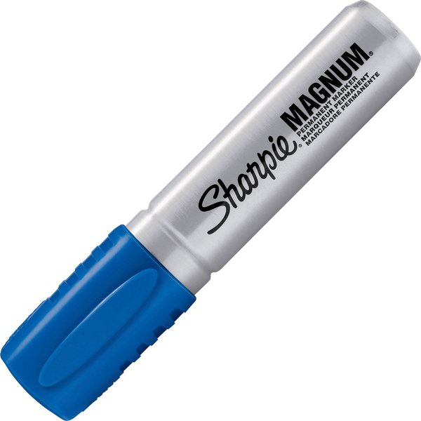 Permanent Marker, Oversized Chisel Tip Blue PK12