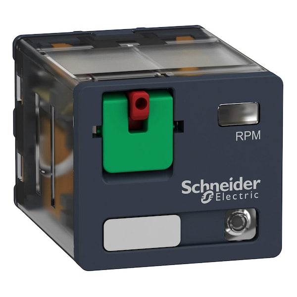 Power plug-in relay, 15 A, 3 CO, with LE, 230V AC Coil Volts, 3 C/O
