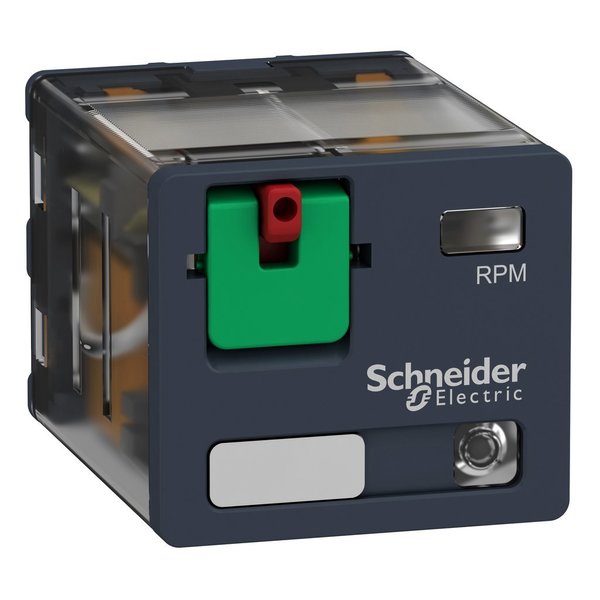 Power plug-in relay, 15 A, 3 CO, with LE, 24V AC Coil Volts, 3 C/O