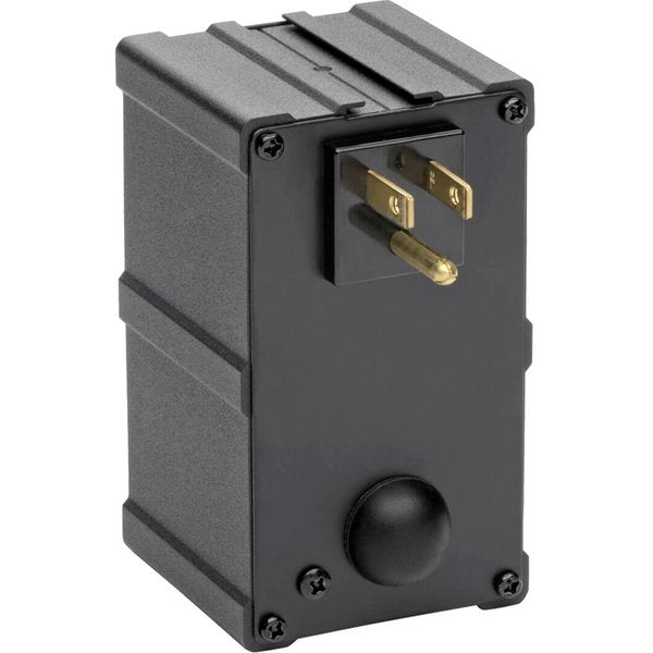 Surge Protector, 15A, 2 Outlet, Black