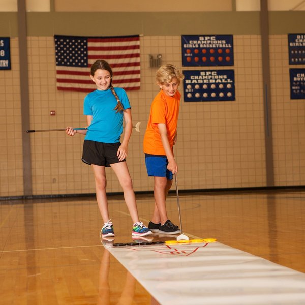 Economy Shuffleboard Set, Ct, Cues Discs