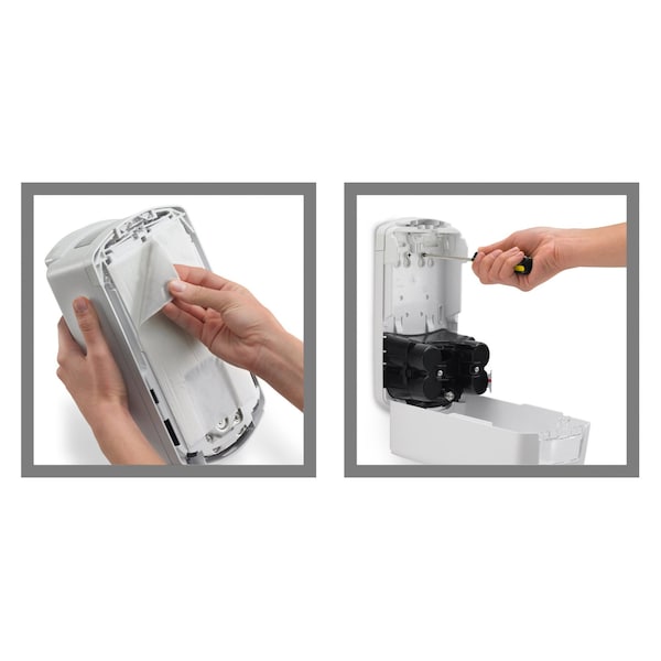 LTX-12 1200mL Hand Sanitizer Dispenser, Touch-Free, White