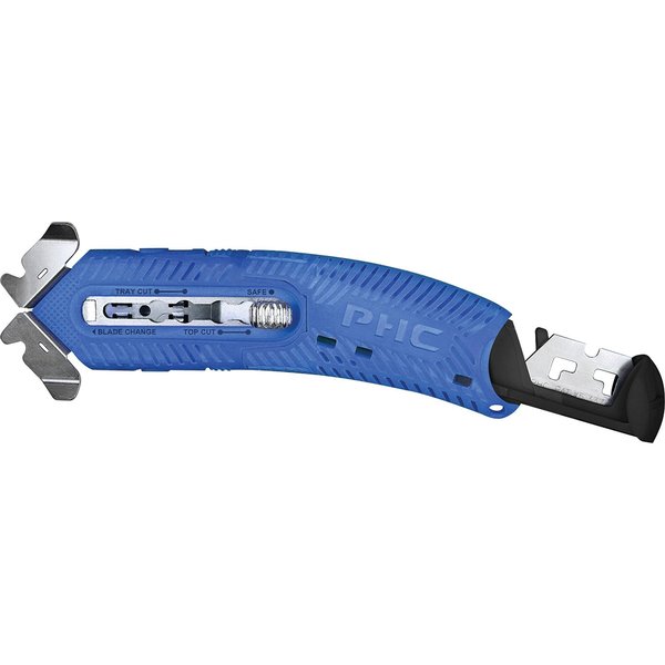 Safety Knife, 3 Fixed Blade Depths, Safety Point, General Purpose