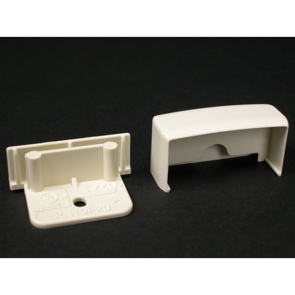 Blank End Fitting, Ivory, PVC, Ends