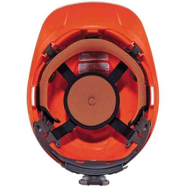 Orange Class C Hard Hat Cap Style Vented