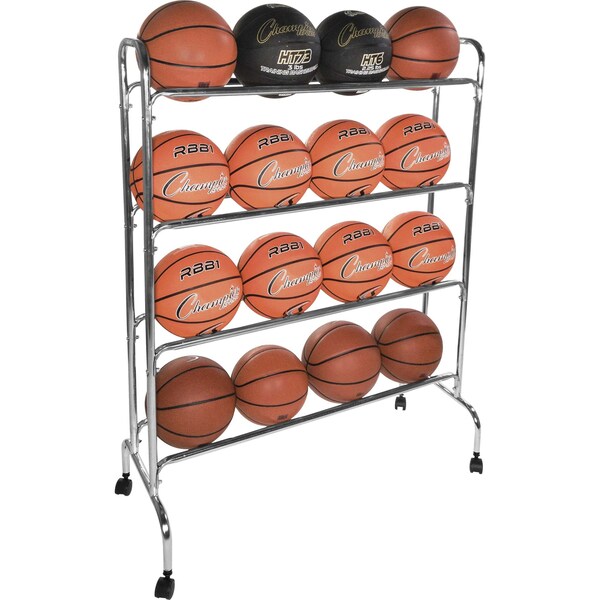 Basketball Cart, 4 tier, 16 ball capacity