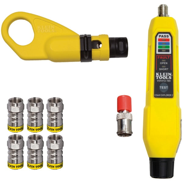 Coax Push-On Connector Installation and Test Kit