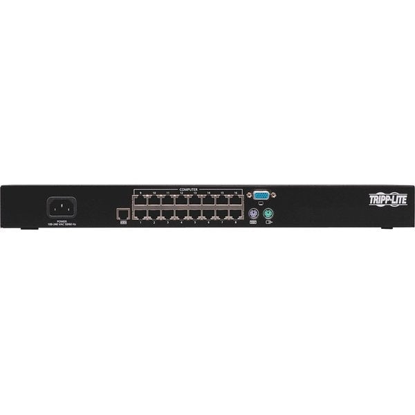 KVM, 16-Port, Cat5, PS2, USB, Adapter, 1U
