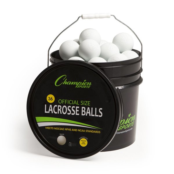 Official Lacrosse Ball, Bucket White, PK36