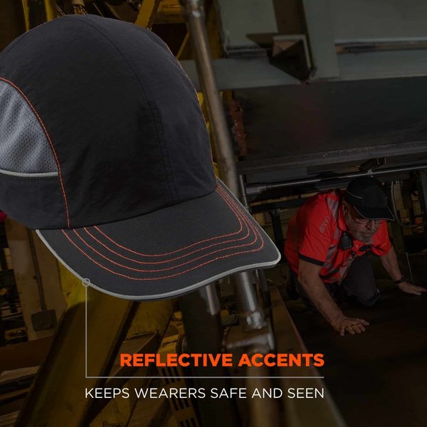 Bump Cap, Baseball Cap Style, Black