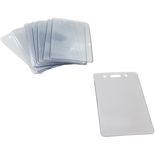 ID Badge Holder, Vertical, PK50