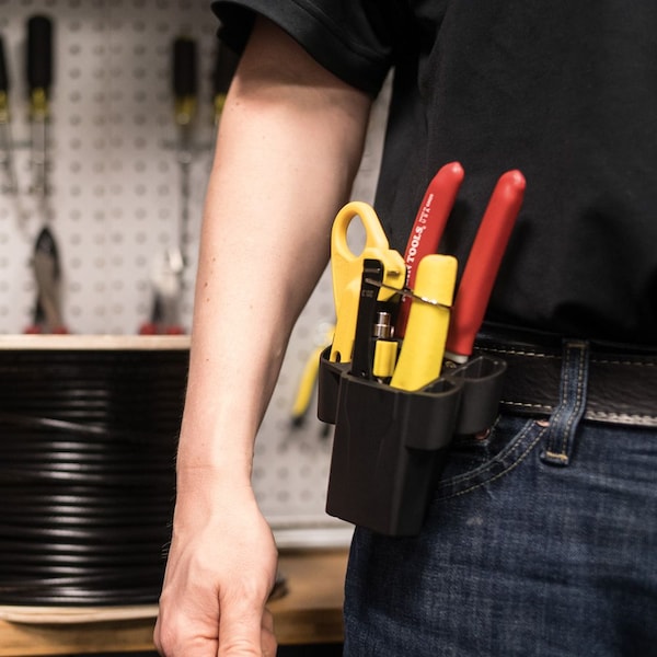 Coax Cable Installation Kit with Hip Pouch