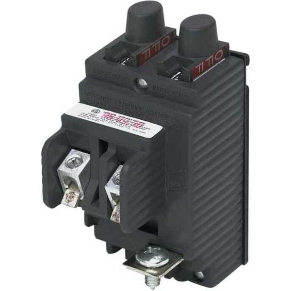 Miniature Circuit Breaker, 20/20 A, 120V AC, 1 Pole, Bolt On Mounting Style, UBIP Series