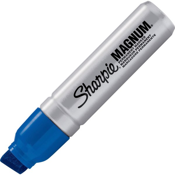 Permanent Marker, Oversized Chisel Tip Blue PK12
