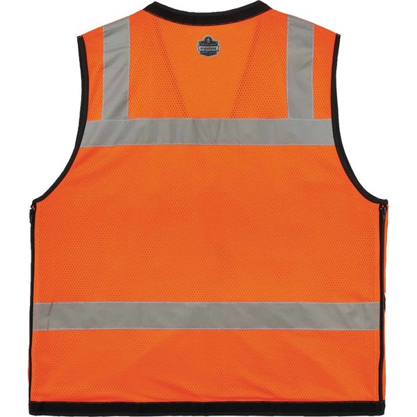Orange Mesh Surveyors Vest, Org, S/M