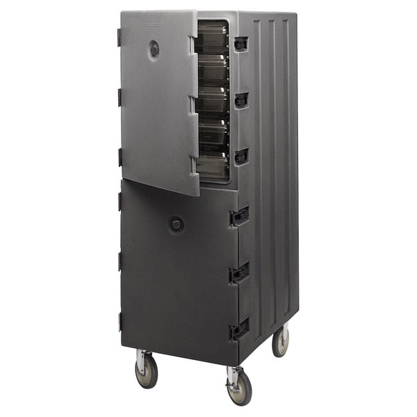 Food Transport Cart, Charcoal Gray