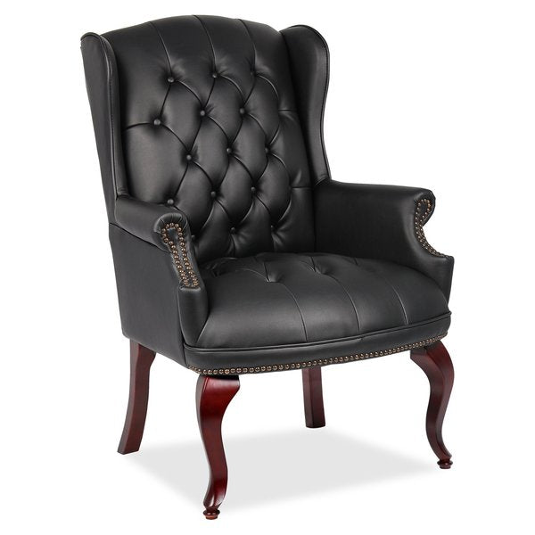 BlackTraditional Guest Chair, 32