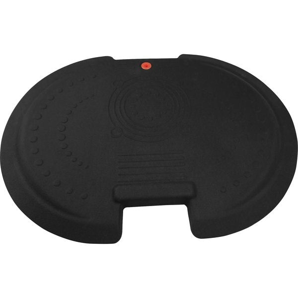 Anti-Fatigue Mat, Black, 36 in L x 26 in W, Polyurethane with fine polyester cover, 2 in Thick