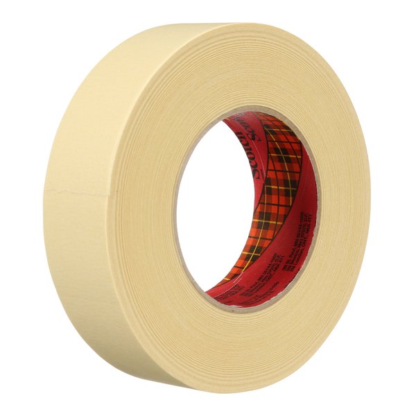 Masking Tape, 36mm W x 55m L, Tan, PK24