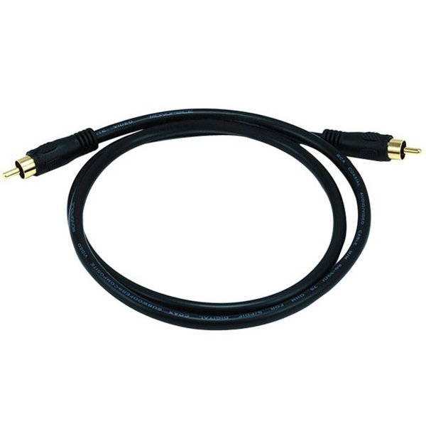 A/V Cable, RCA Coaxial M/M, 3ft
