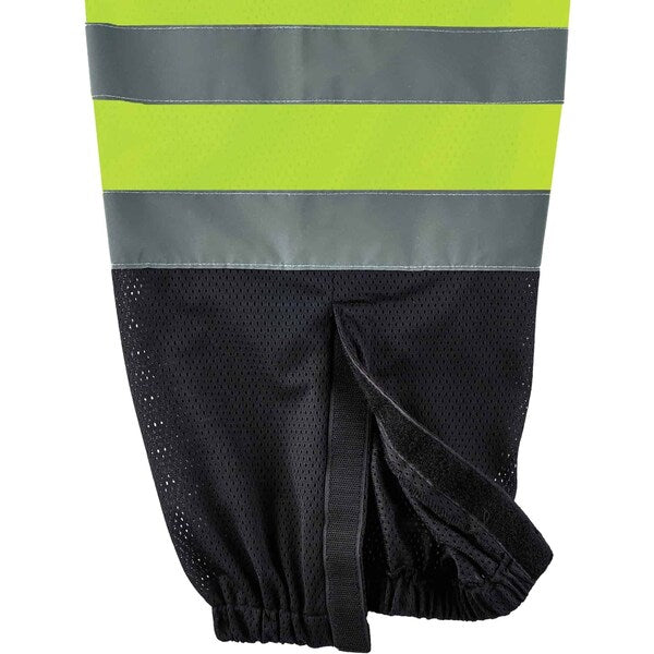 Black Bottom Hi-Vis Pants, Lime, S/M