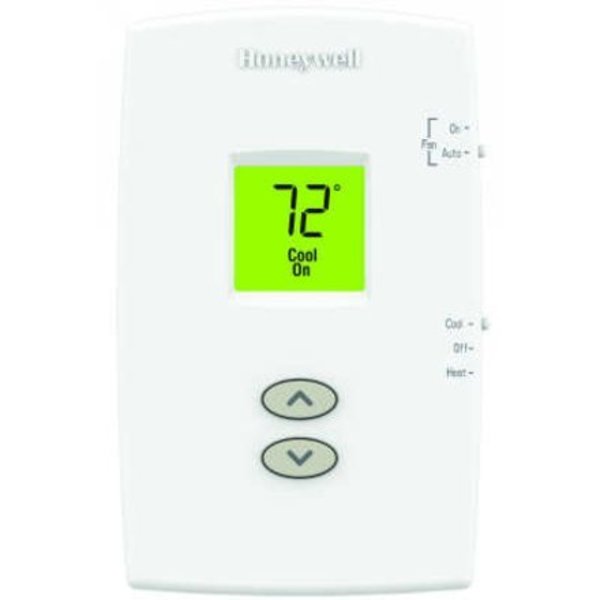Vertical Non-Programmable Thermostats, 1 H 1 C, Hardwired/Battery, 20/30VAC