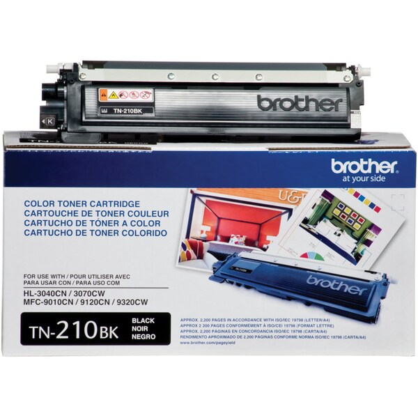 Toner For TN210BK, Black, 2.2K Pages