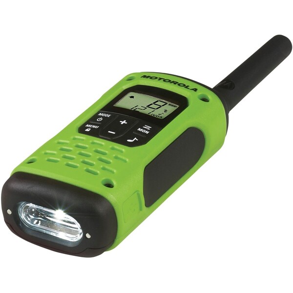Two Way Radio, Green, NiMh or Alkaline, PK2