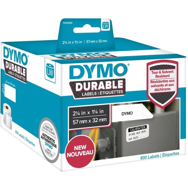 Label Tape, Black/White, Labels/Roll: 800