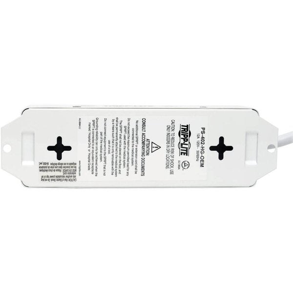 Outlet Strip, 7 ft. Cord L, 2-13/32