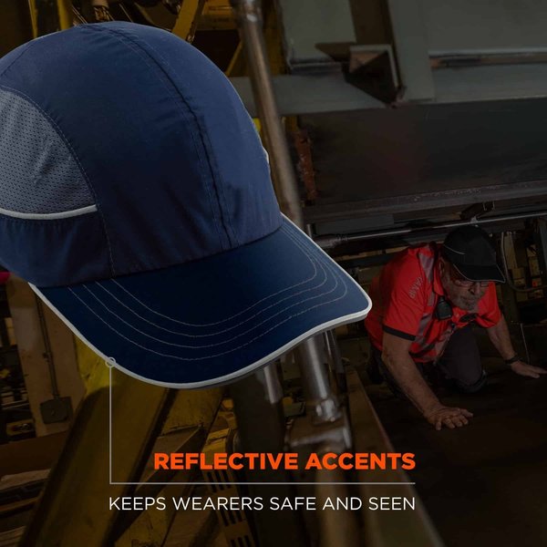 Bump Cap, Baseball Cap Style, Navy
