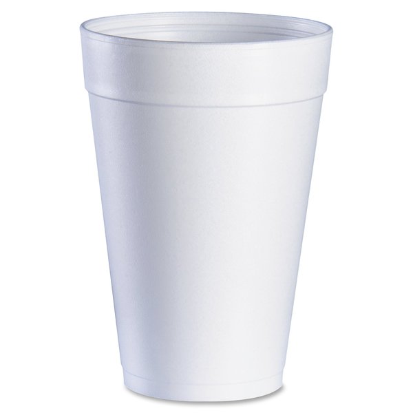 Disposable Hot cup 32 oz. White, Foam, Pk500