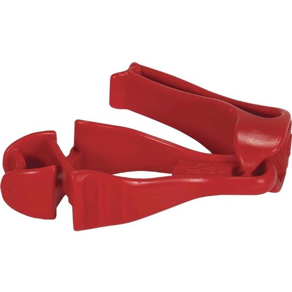 Glove Clip, Red, 4 In.