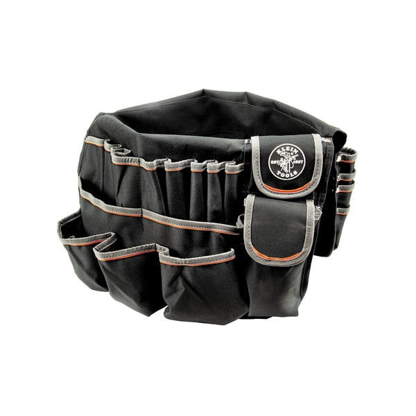 Bucket Tool Organizer, Polyester, Black/Orange, 23