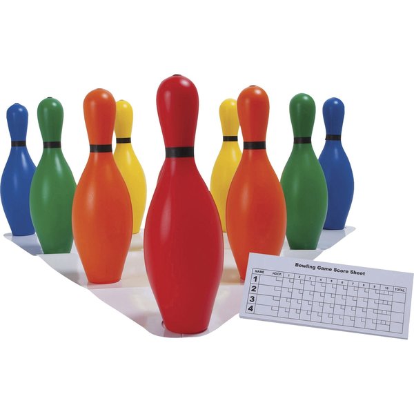 Multi-Color Bowling Weighted Pin, PK10